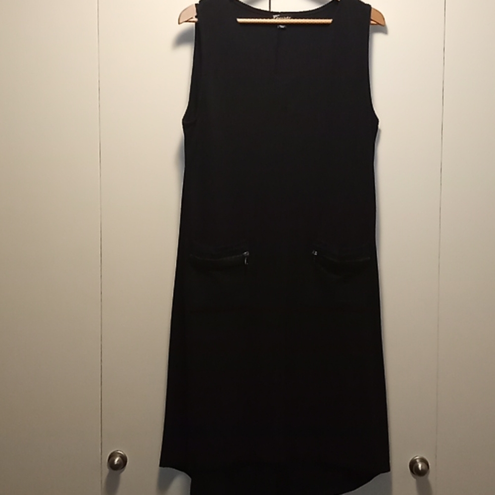 Black knee length dress